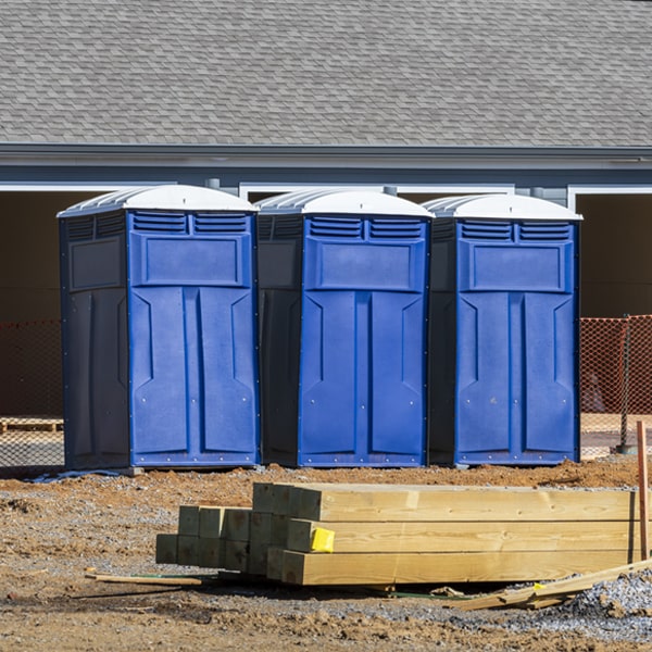 how often are the porta potties cleaned and serviced during a rental period in Ottawa Wisconsin